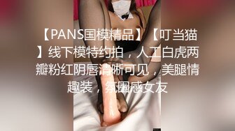 【PANS国模精品】【叮当猫】线下模特约拍，人工白虎两瓣粉红阴唇清晰可见，美腿情趣装，氛围感女友