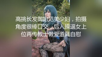 高挑长发御姐范美少妇，拍摄角度很棒口交，后入操逼女上位再传教士做爱道具自慰